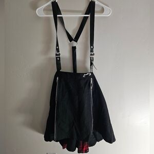 NWT cruella skirt with suspenders.